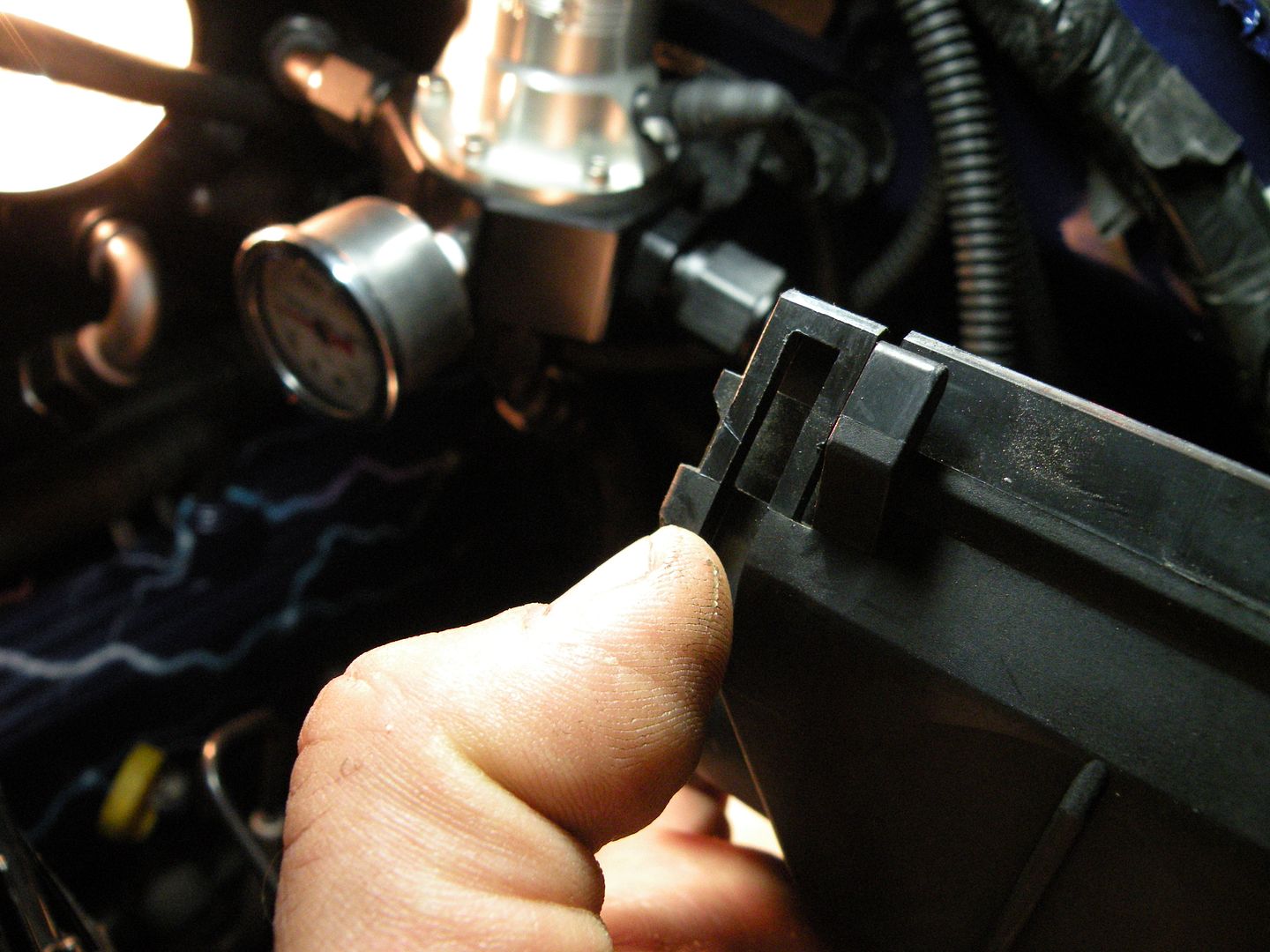 Over kill fuel pump switch for pumping out your tank. Lightning Rodder